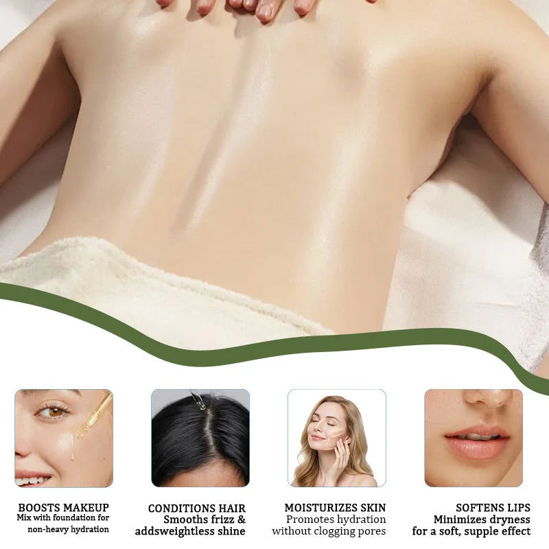 Jojoba Oil for Skin Hair Nails Massage and Daily Care
