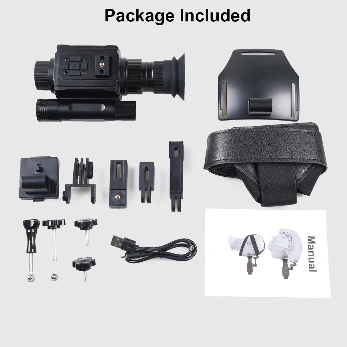 Megaorei 5X Zoom Night Vision Monocular With HD 1080P Recording