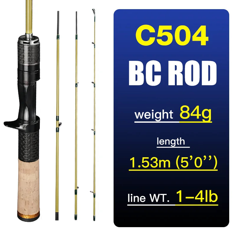 Seasir Silent Stream Carbon Fiber Spinning Fishing Rod