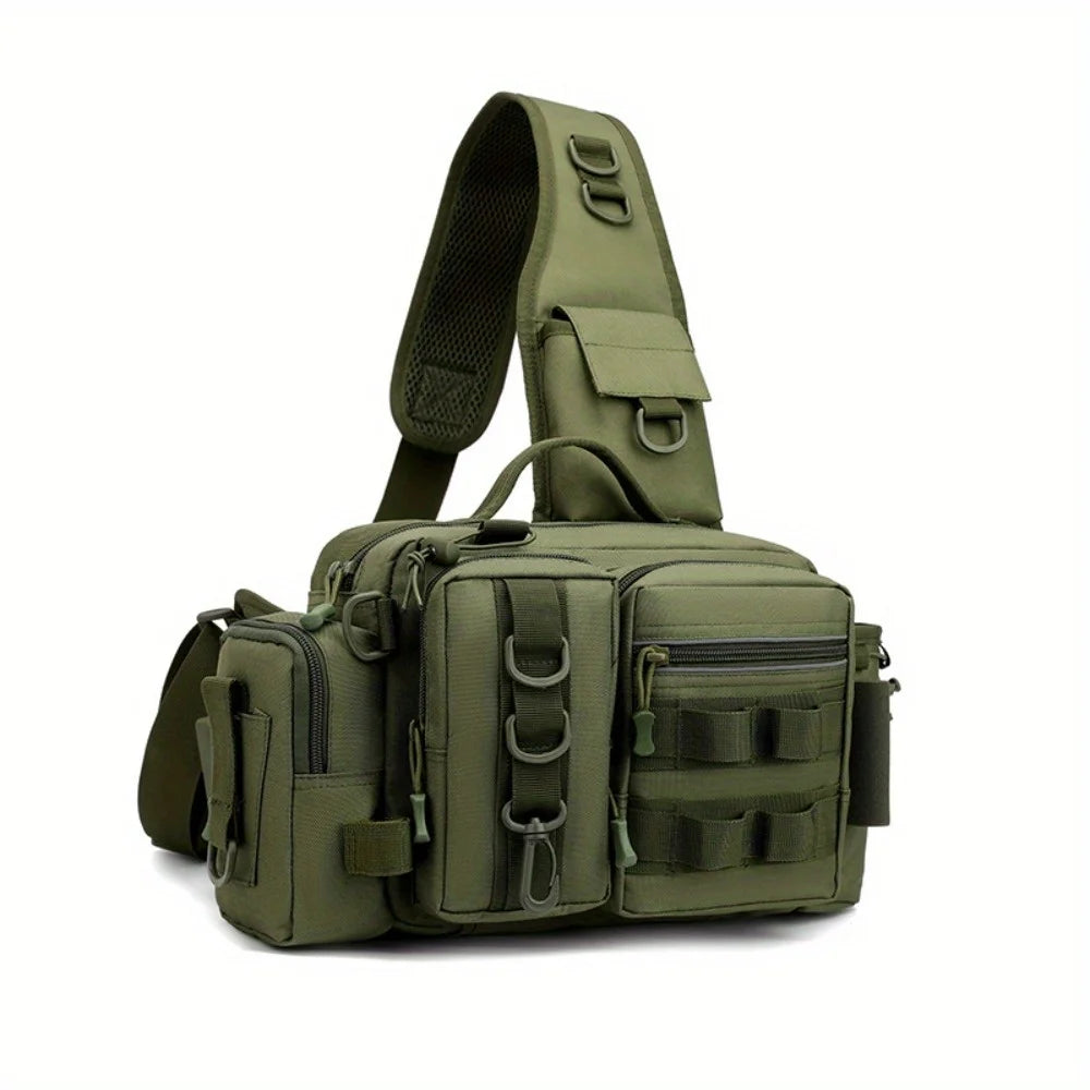 Multipurpose Nylon Fishing Tackle Backpack Waist Bag