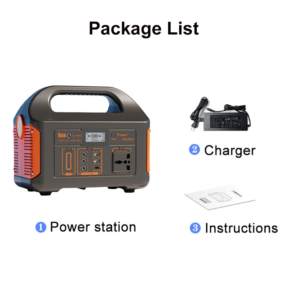 GaiaRay 500W Portable Solar Power Station For Outdoor Use