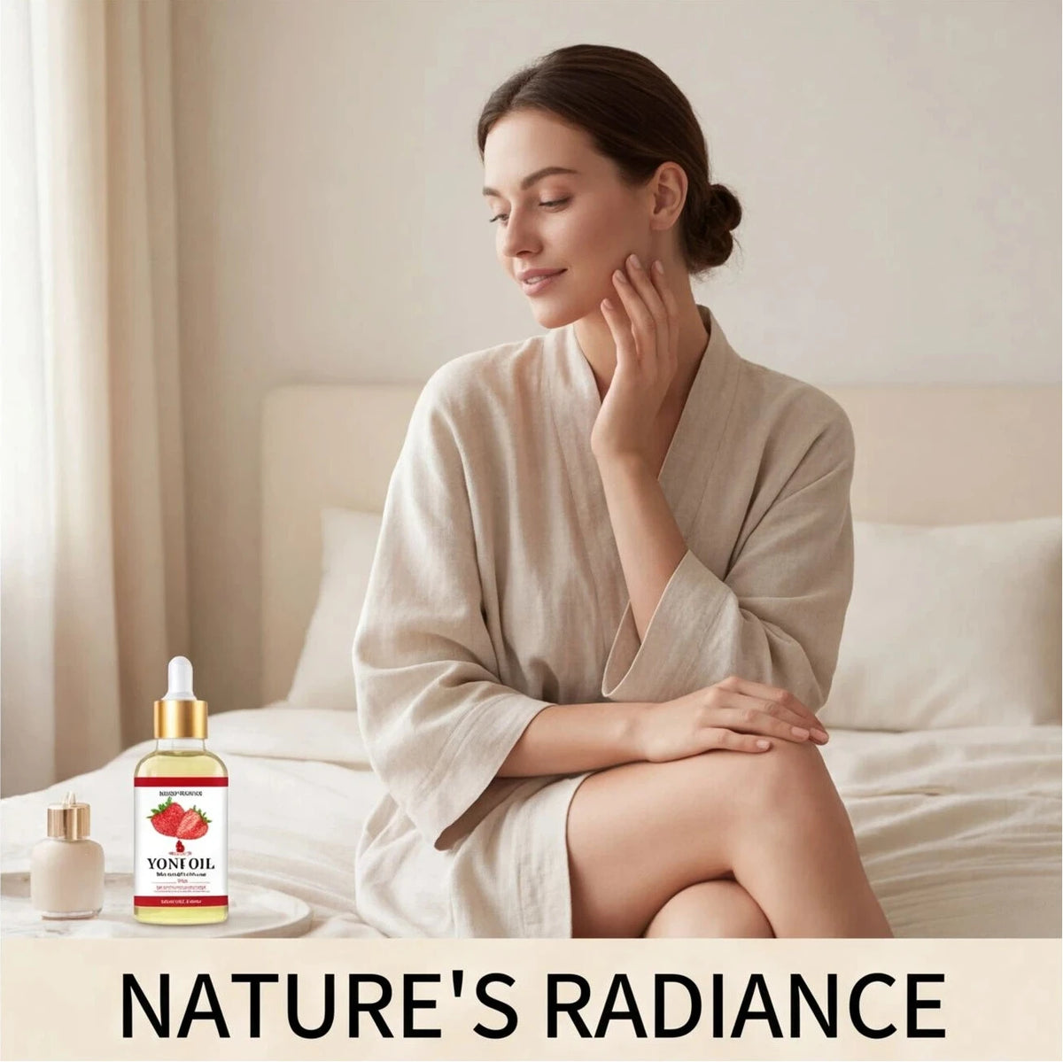 Zudaifu Strawberry Scented Intimate Care Moisturizing Body Oil