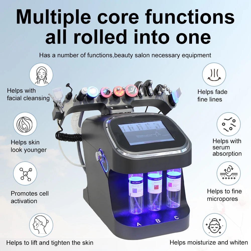AOKO 10-In-1 Bubble Facial Skin Care Hydrogen Purification Machine