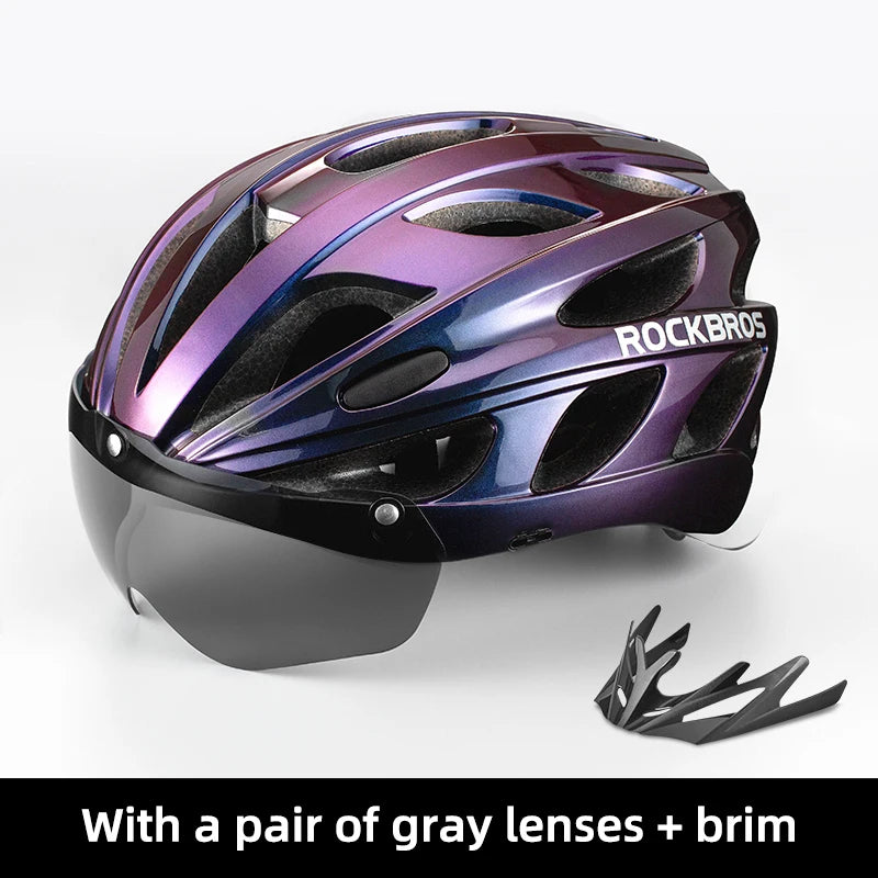 Rockbros Lightweight Breathable Eps Mtb Road Cycling Safety Helmet