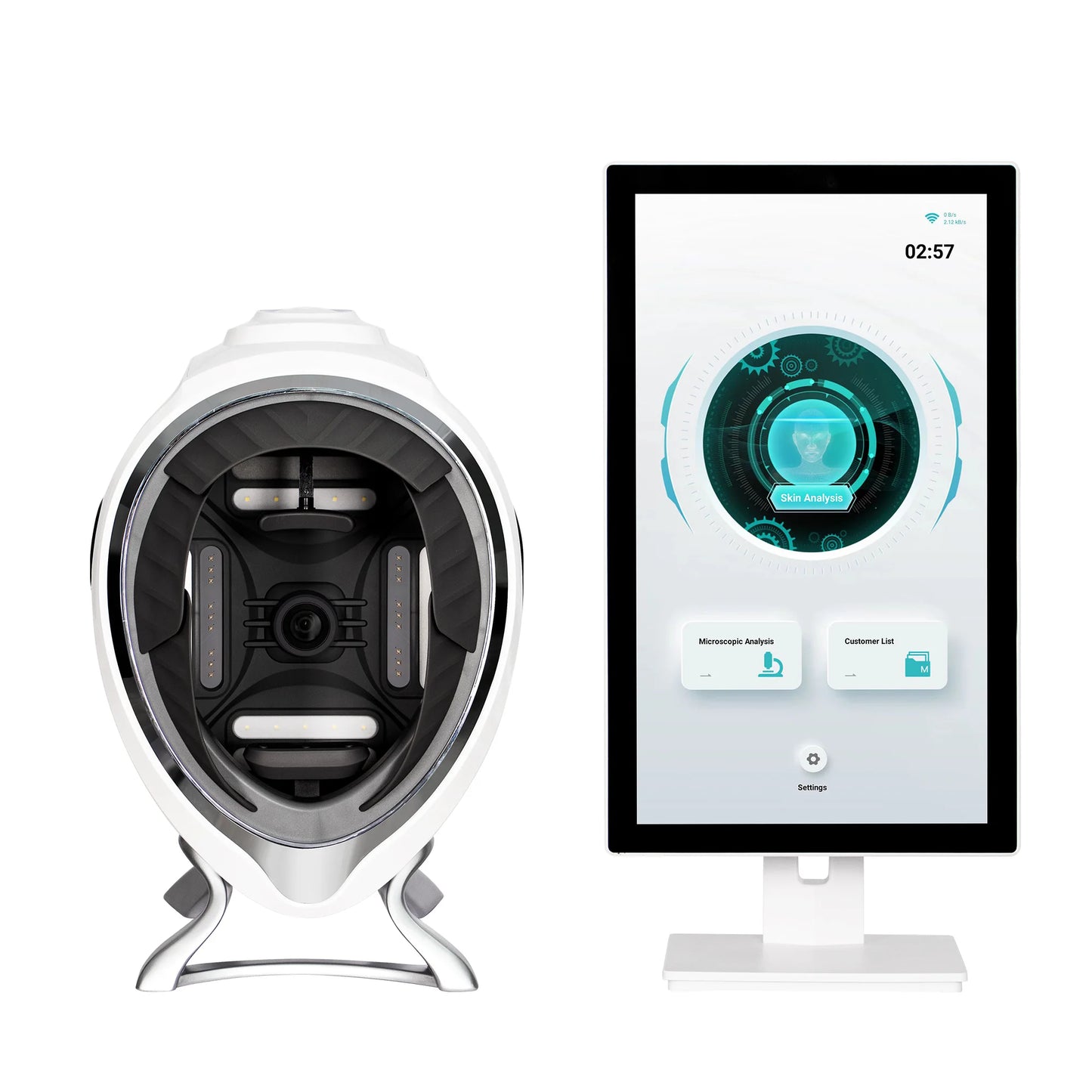AI Skin Analyzer For Beauty Salons With 10 Spectrum Imaging