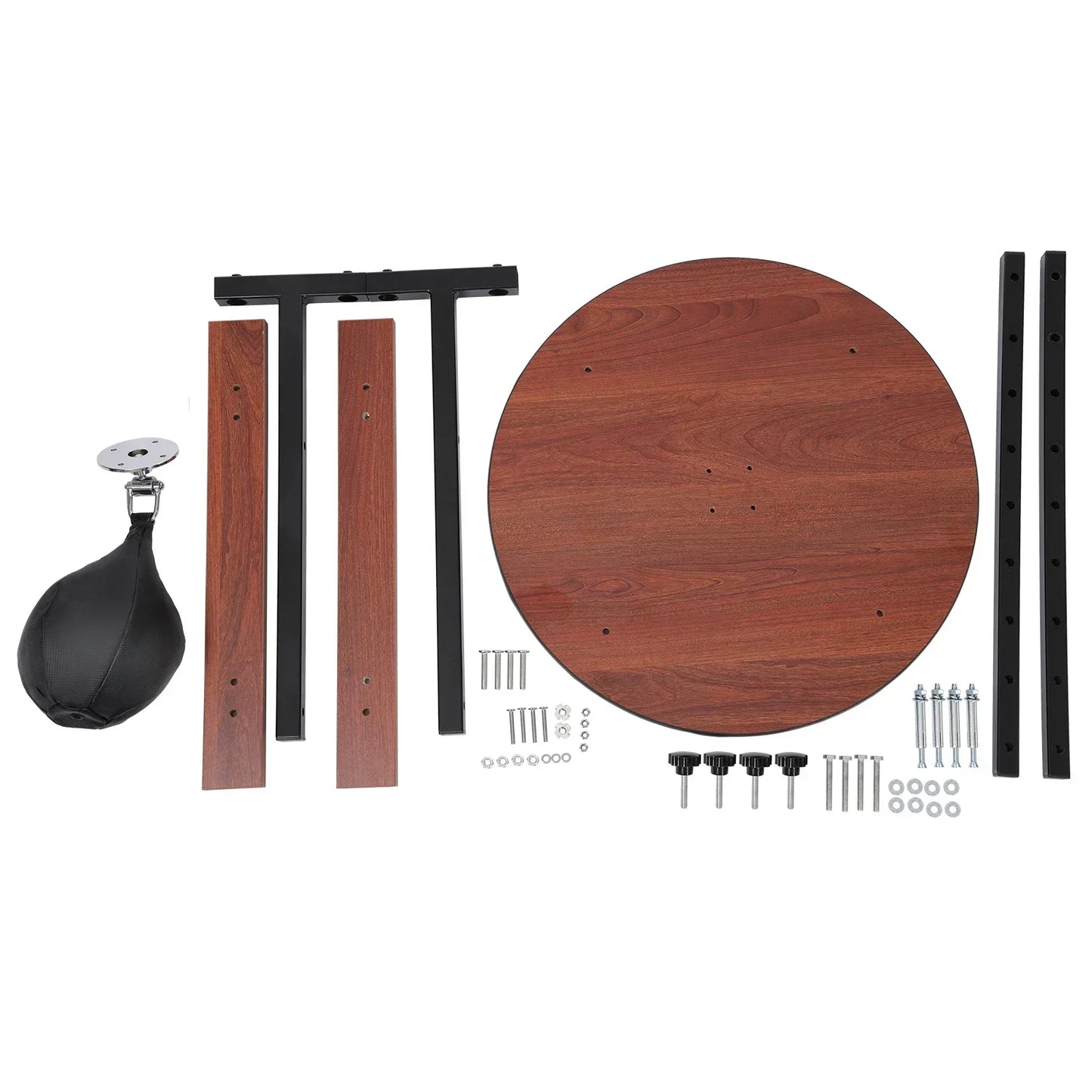 Adjustable Wall Mounted Speed Bag Platform With Pu Boxing Ball