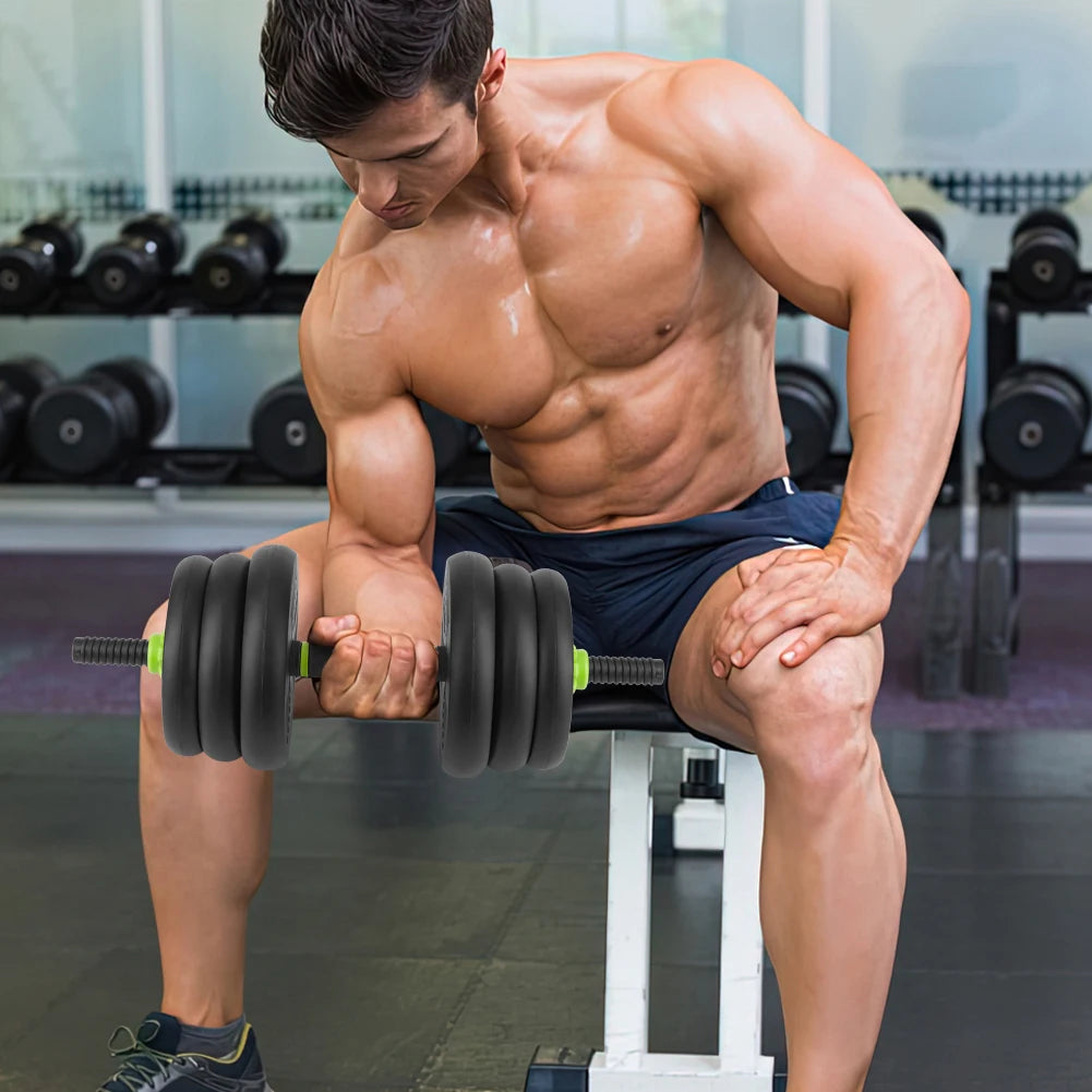 TWISTER.CK Adjustable Dumbbells 4-In-1 Home Gym Set For Home Fitness