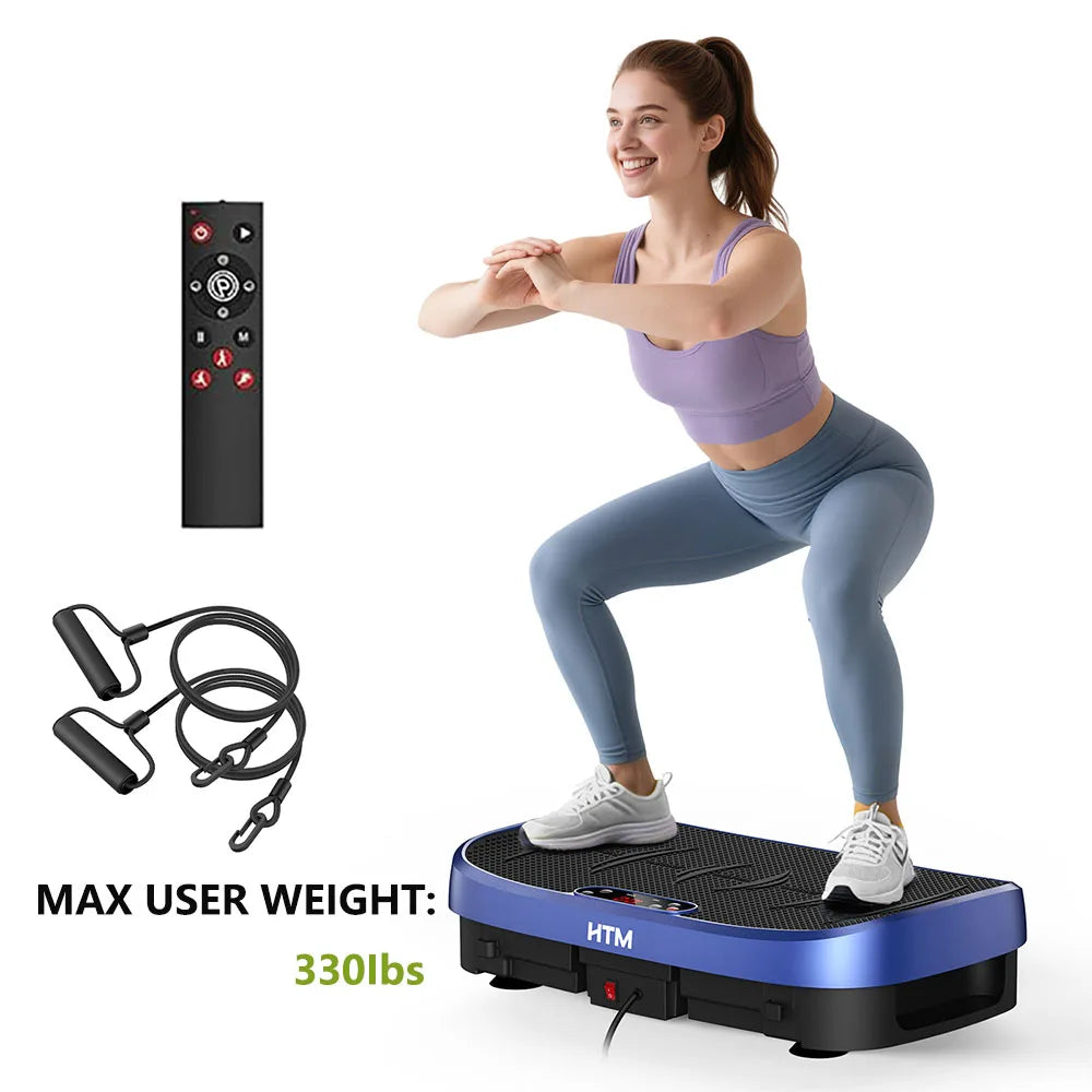 HTM Vibration Plate Multi Function Trainer 330 Lbs Home Gym