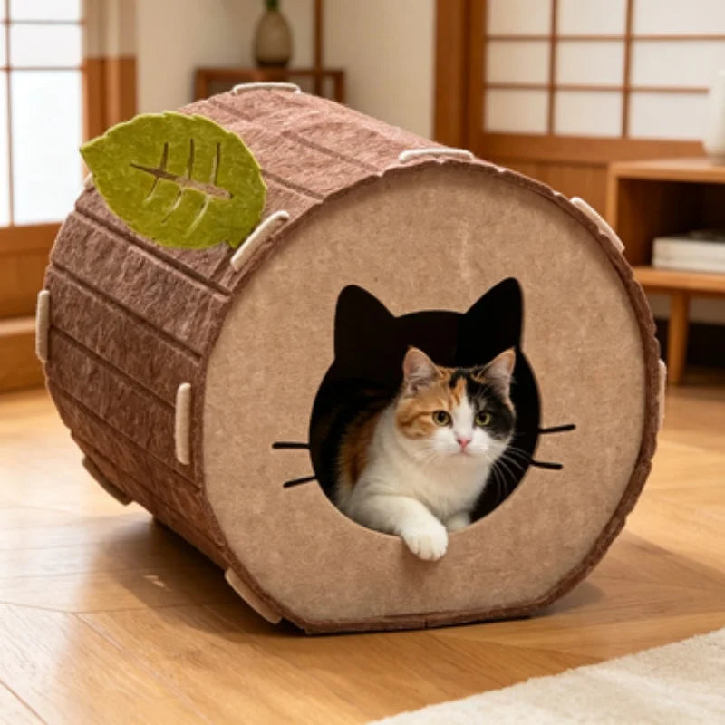 CZBNYX Felt Cat House With Scratching Board And Climbing Frame