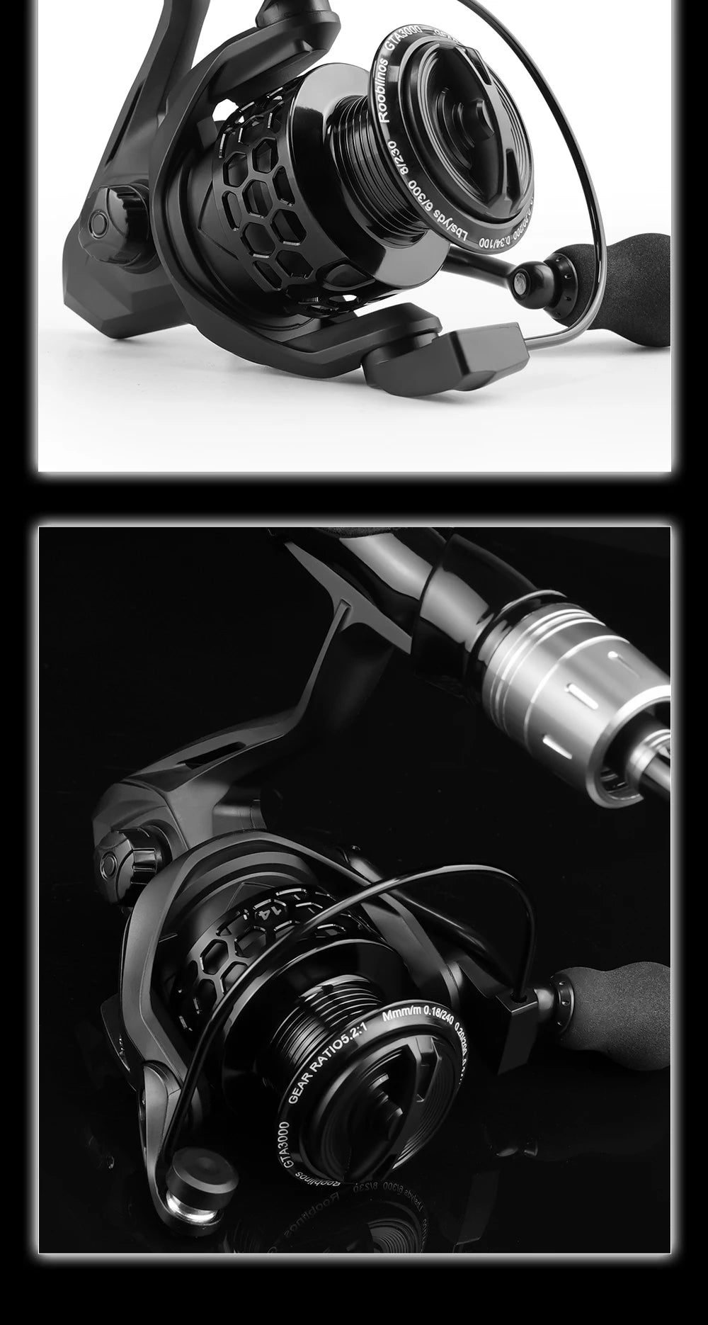 Rooblinos Universal Metal Spinning Reel For Saltwater Angling