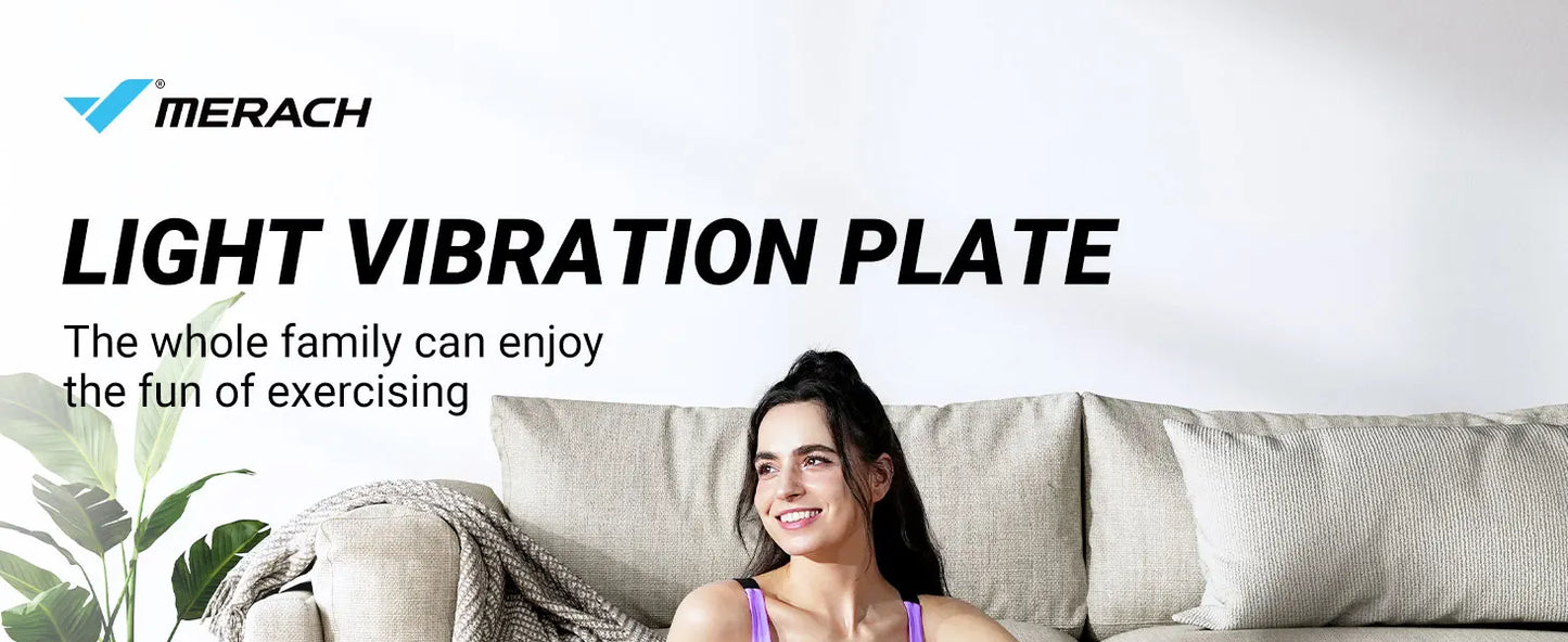 MERACH Vibration Plate Exercise Machine for Whole Body Wellness