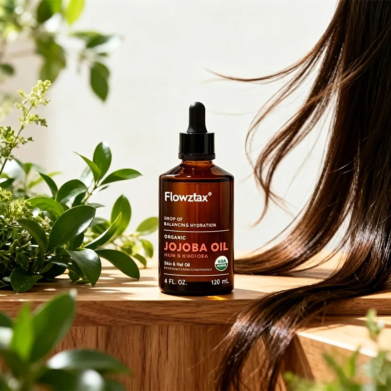 Jojoba Oil for Skin Hair Nails Massage and Daily Care