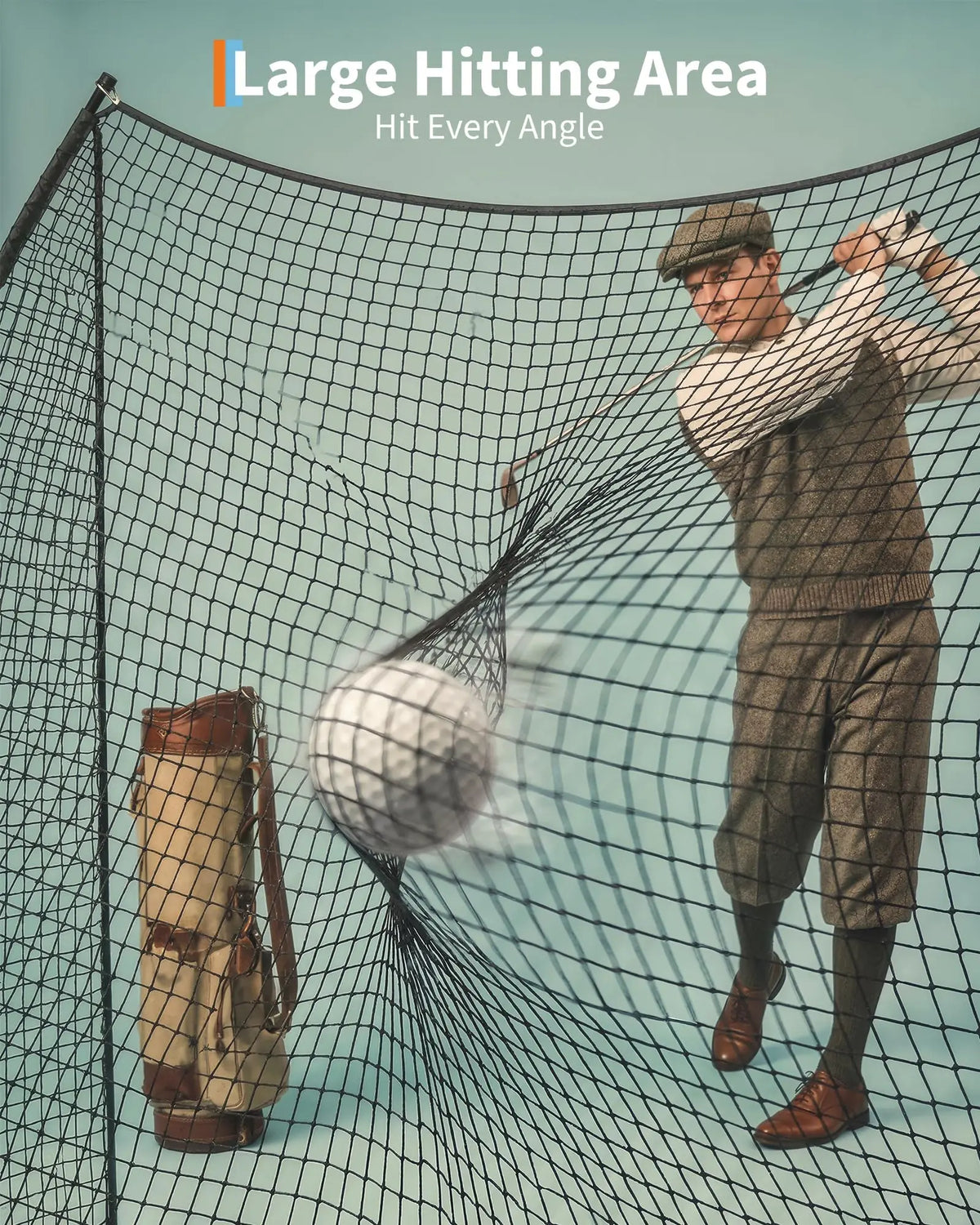 Portable Golf Practice Net for Indoor and Outdoor Training