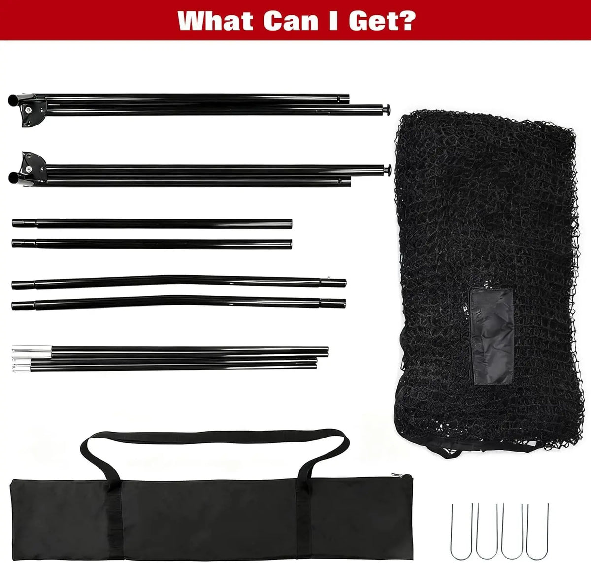 Portable Golf Practice Net for Indoor and Outdoor Training
