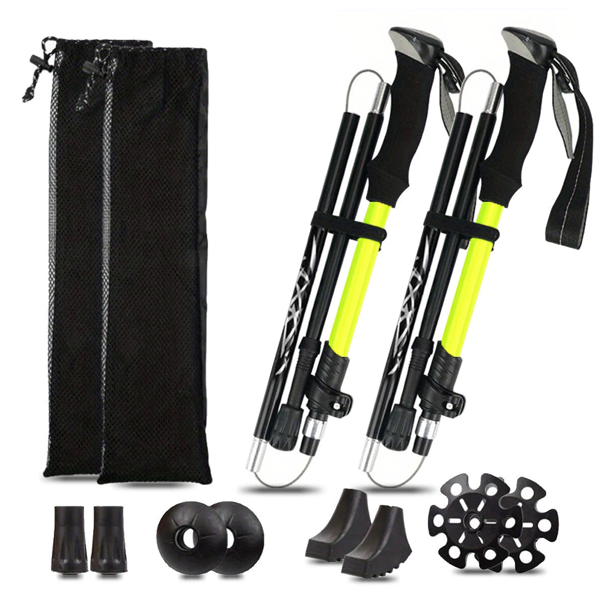 Ultralight 5-Section Aluminum Trekking Pole for Hiking and Walking