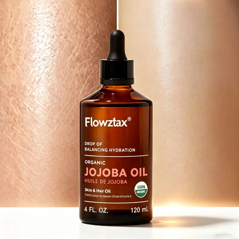 Jojoba Oil for Skin Hair Nails Massage and Daily Care