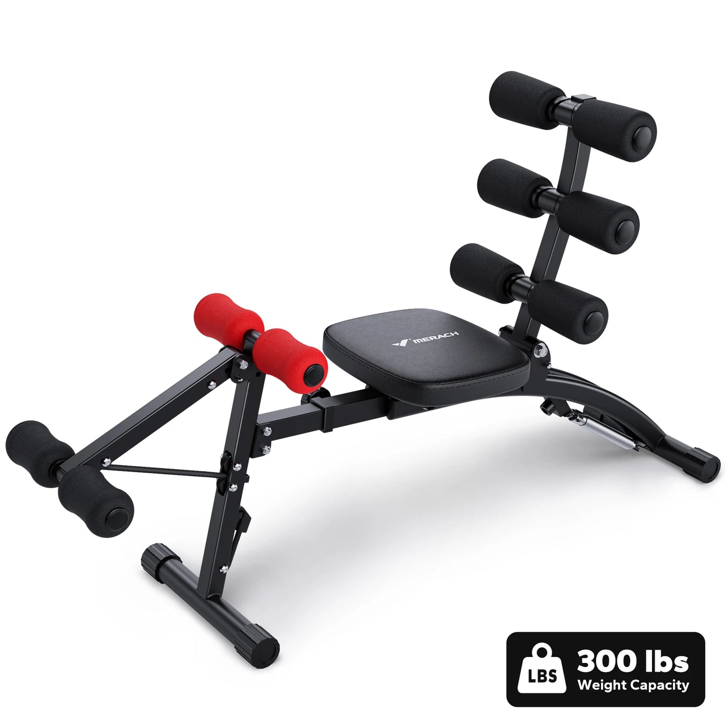 MERACH Ab Machine MultiFunctional Adjustable Ab Trainer