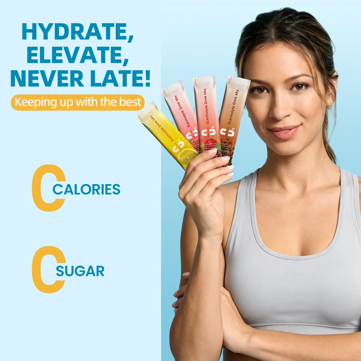 Beworths Sugar Free Zero Calorie Electrolyte Powder Hydration Mix