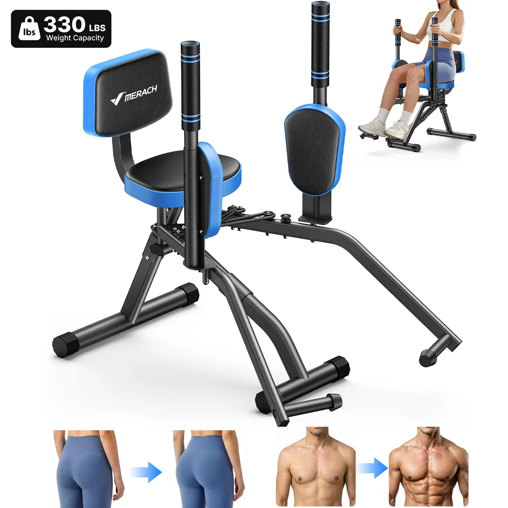 Merach Adjustable Resistance Hip Abductor Fitness Machine