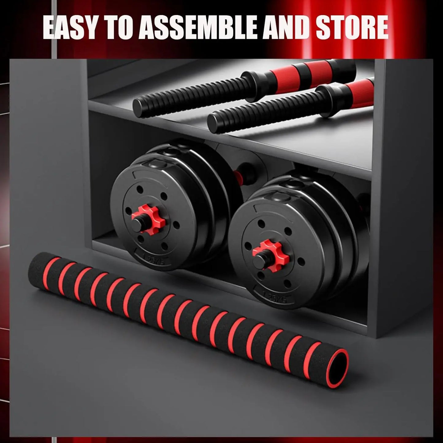 Adjustable Dumbbell Set For Home Gym Fitness And Weight Training