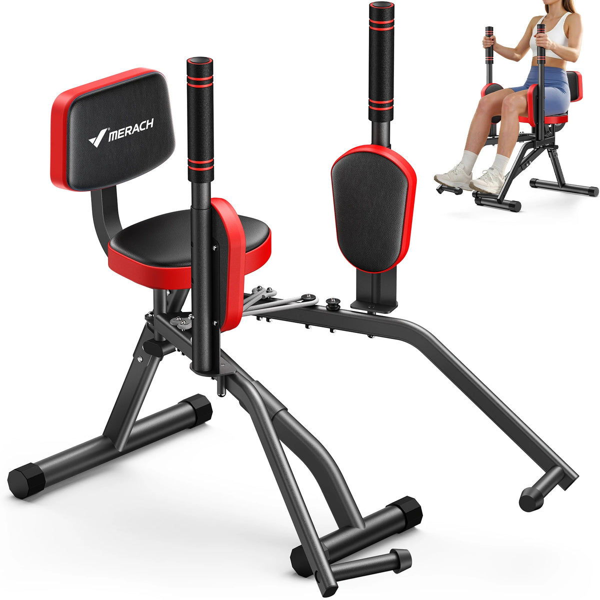 Merach Adjustable Resistance Hip Abductor Fitness Machine