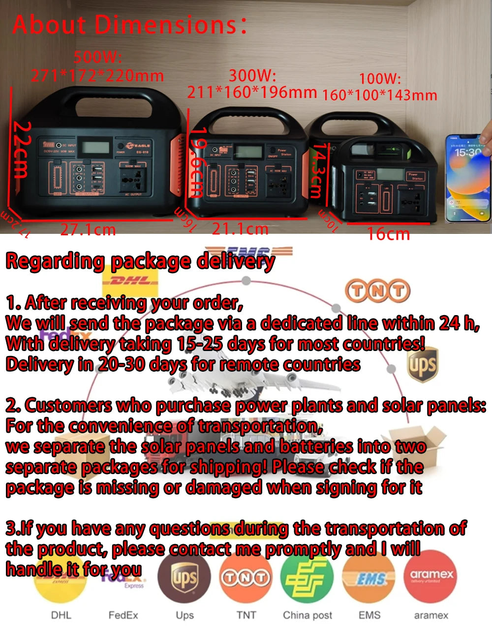 GaiaRay 500W Portable Solar Power Station For Outdoor Use