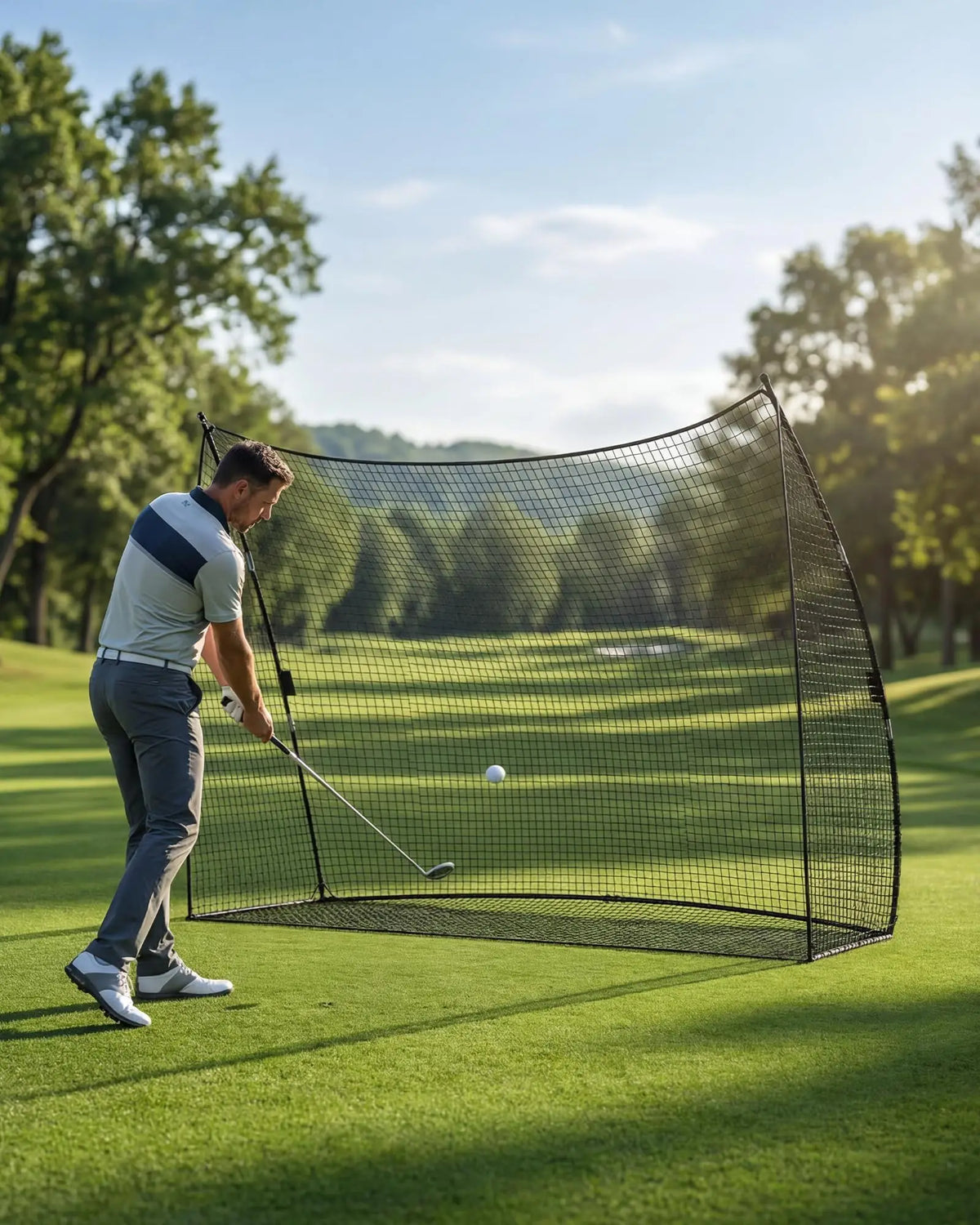 Portable Golf Practice Net for Indoor and Outdoor Training