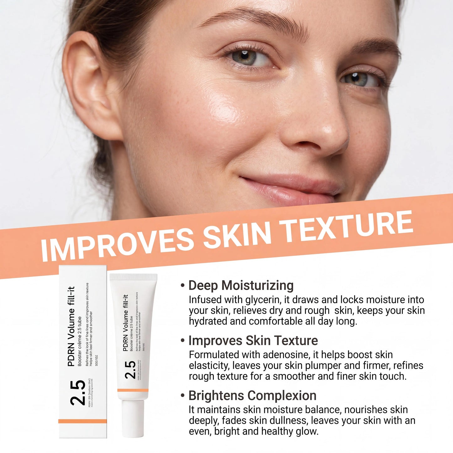 Pdrn Volume Anti Aging Facial Cream For Skin Barrier Repair