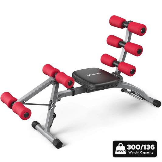 MERACH Ab Machine MultiFunctional Adjustable Sit Up Bench Home Gym