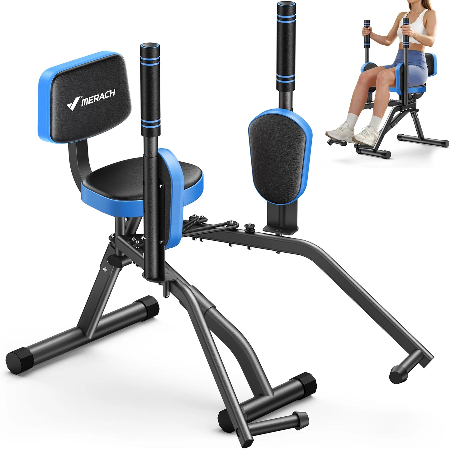 Merach Adjustable Resistance Hip Abductor Fitness Machine
