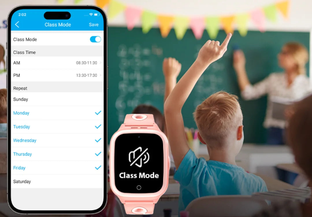 Kids 4G Smartwatch With GPS Video Calling And Voice Chat