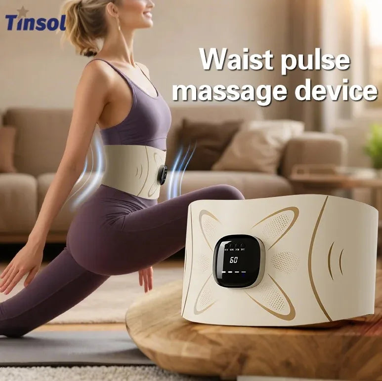 Jitesy EMS Abdominal Muscle Stimulator Belt With Heat Therapy