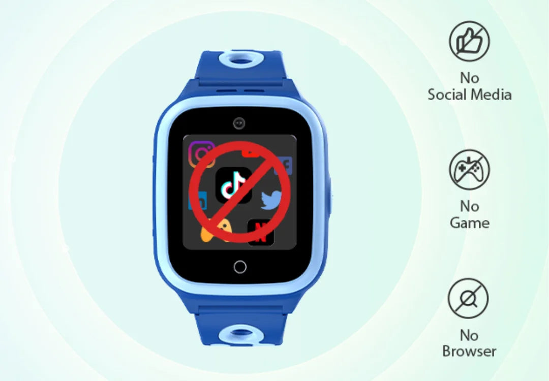 Kids 4G Smartwatch With GPS Video Calling And Voice Chat