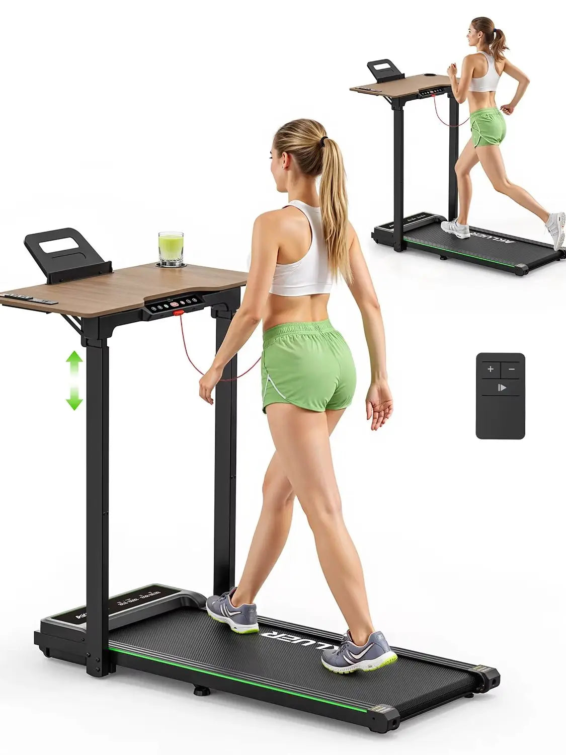 AKLUER Folding Walking Pad Treadmill 2.5HP For Home Office