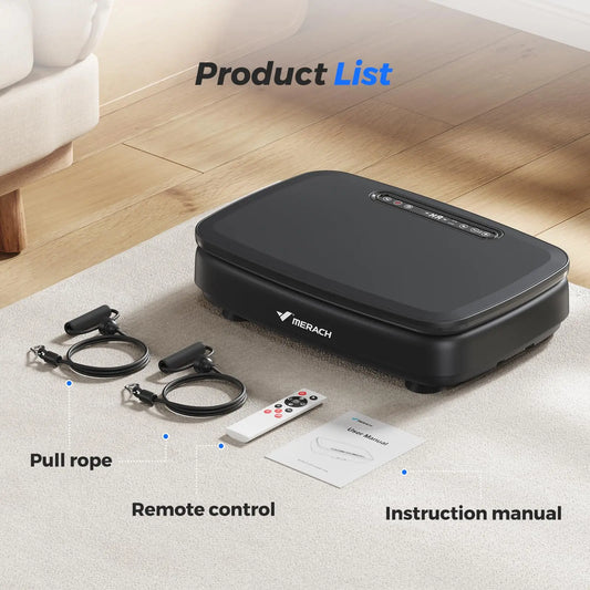 MERACH Vibration Plate Exercise Machine for Whole Body Wellness