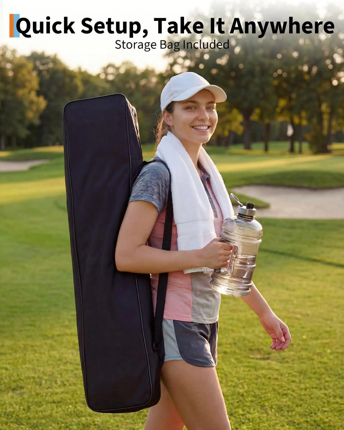 Portable Golf Practice Net for Indoor and Outdoor Training