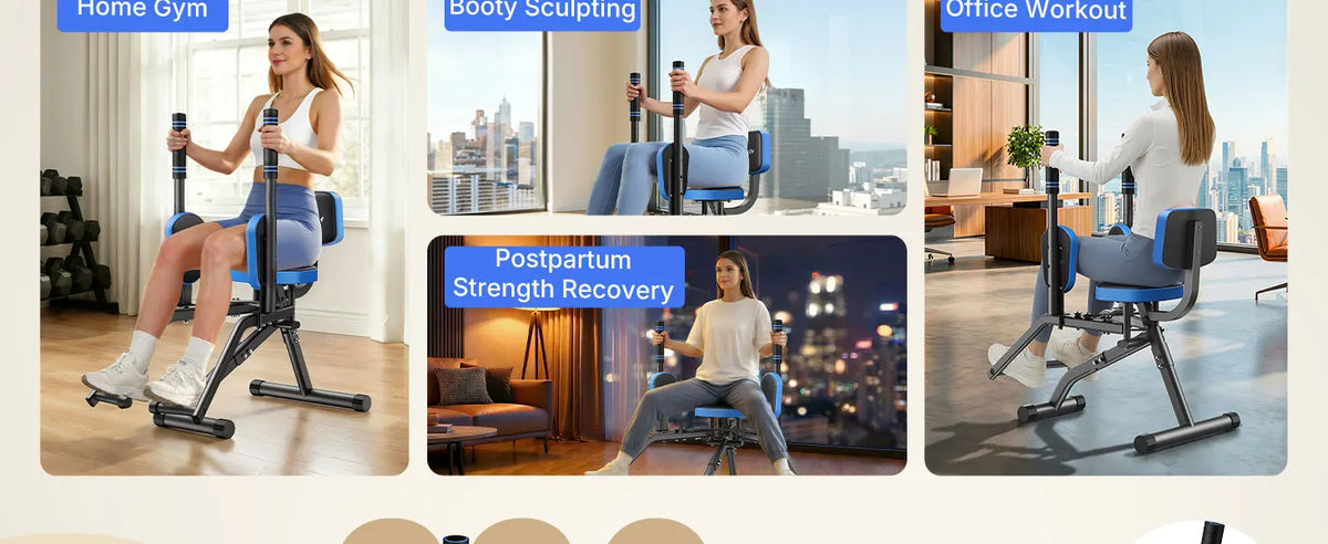 Merach Adjustable Resistance Hip Abductor Fitness Machine