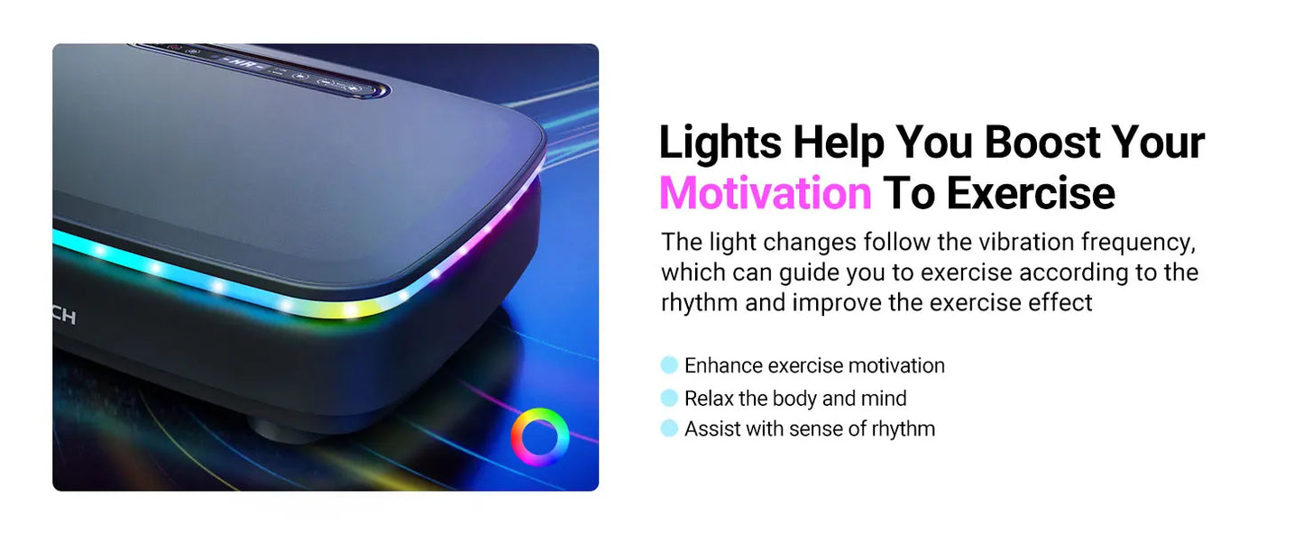 MERACH Vibration Plate Exercise Machine for Whole Body Wellness