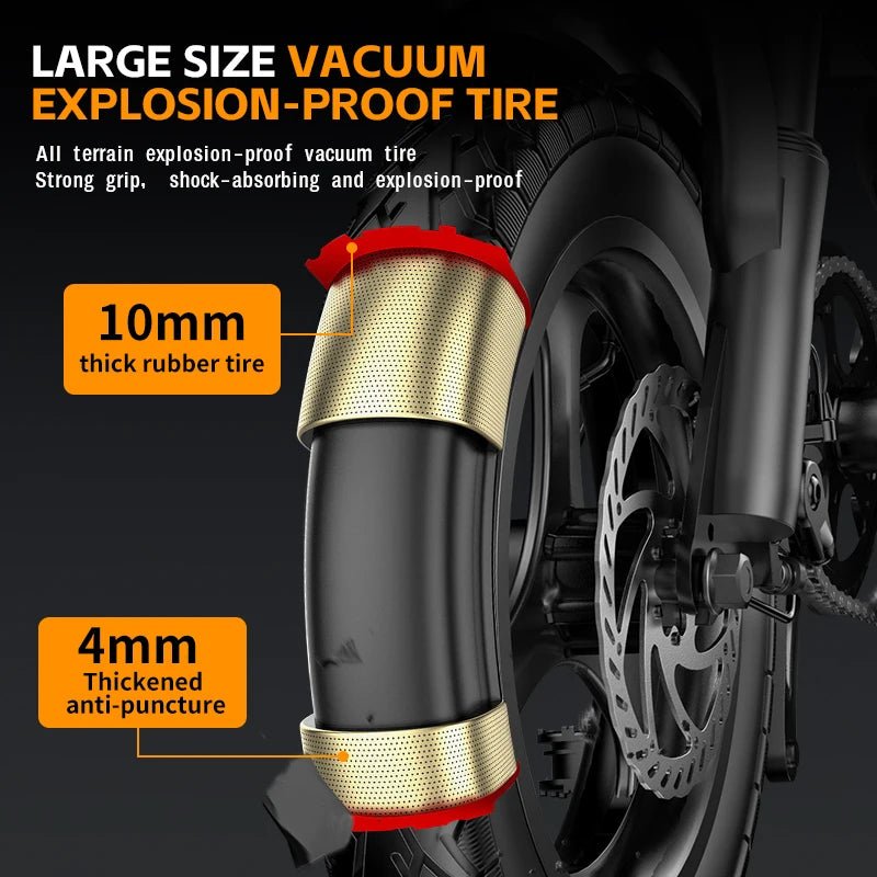 Lookrun G11 Foldable Ebike 600W Peak Power 48V Battery