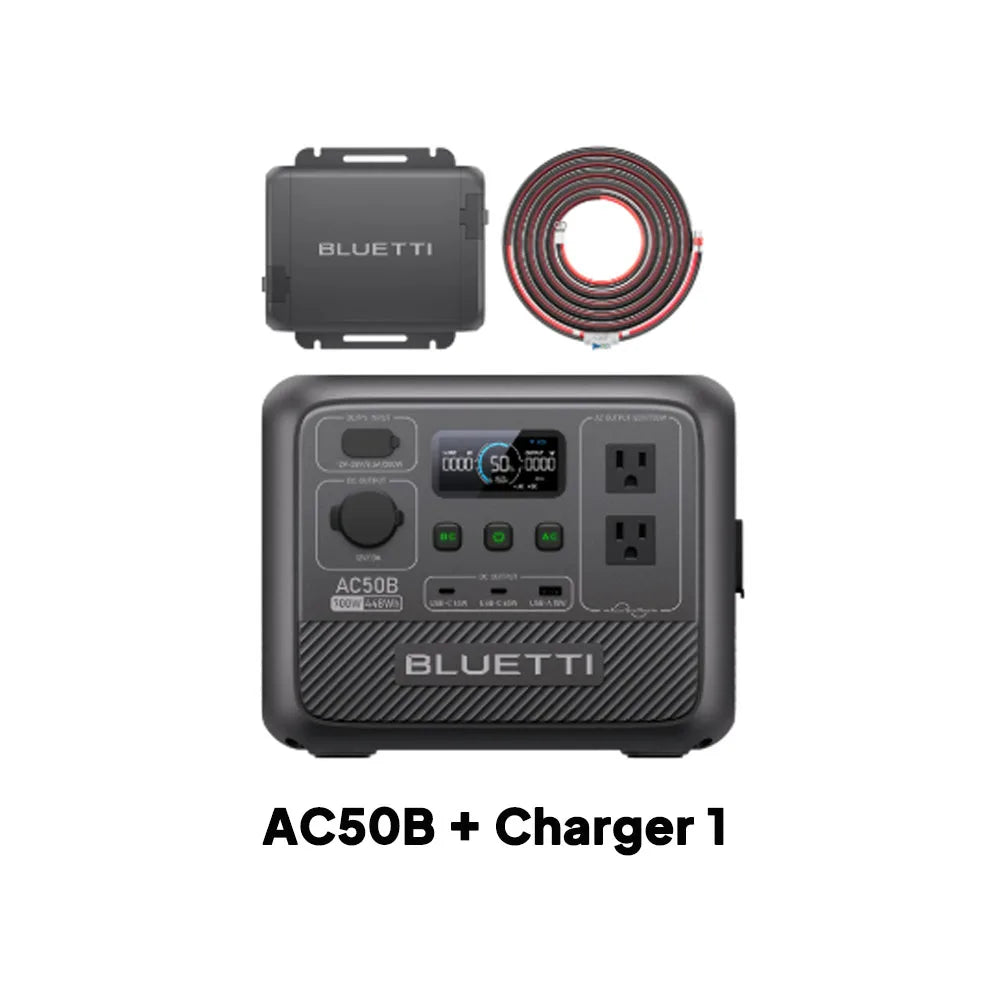 BLUETTI AC50B Portable Power Station 700W 448Wh Solar Generator