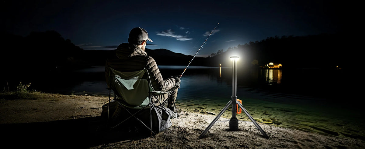Rechargeable LED Work Light with Remote Control 360 Degree Coverage