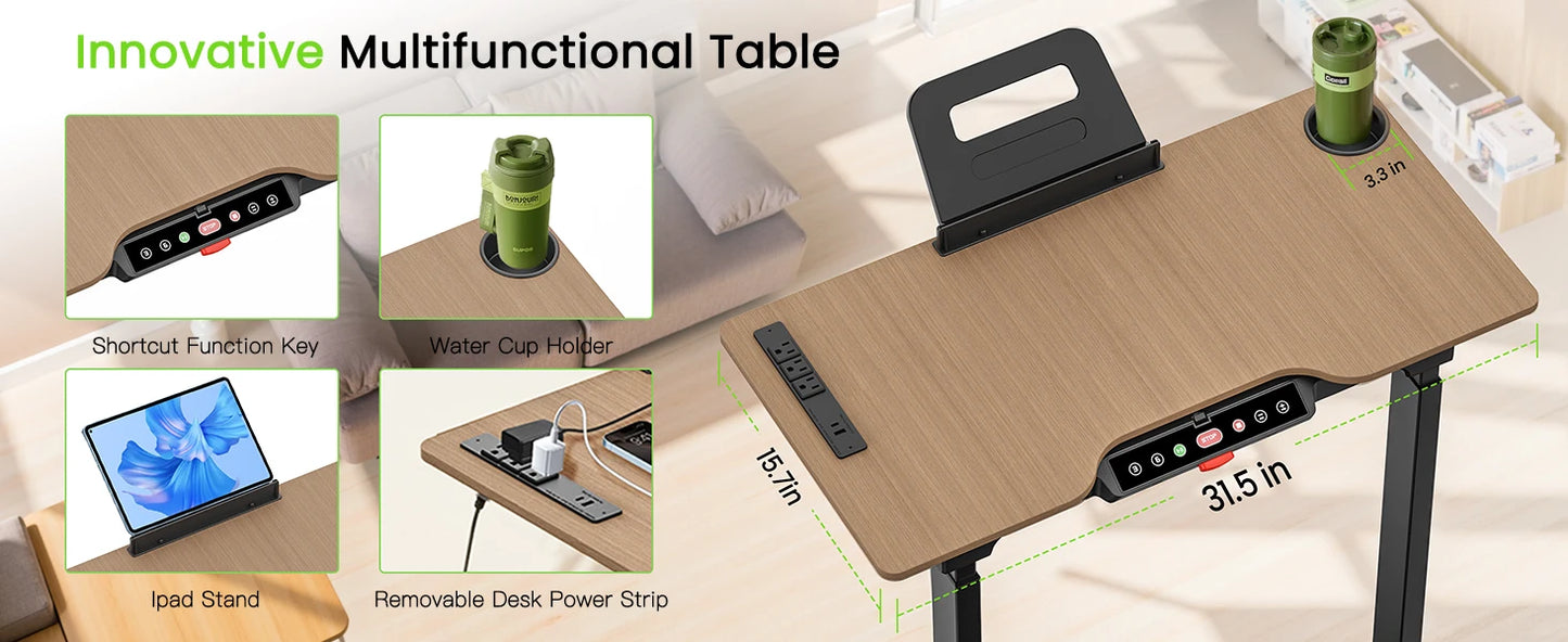 AKLUER Walking Pad Treadmill, Compact Foldable with Remote