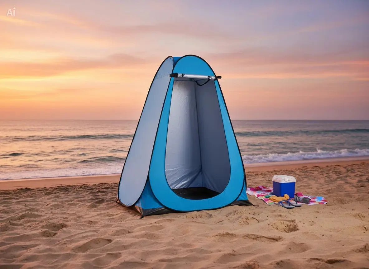 Pop Up Privacy Shower Tent With Portable Changing Shelter