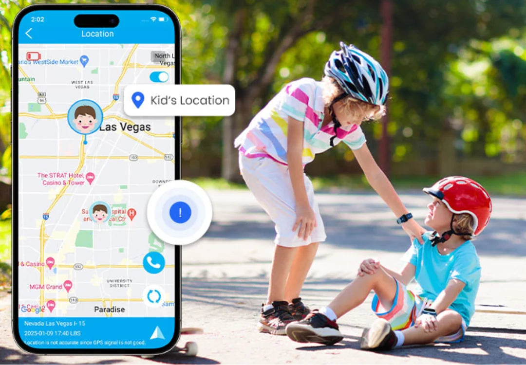 Kids 4G Smartwatch With GPS Video Calling And Voice Chat