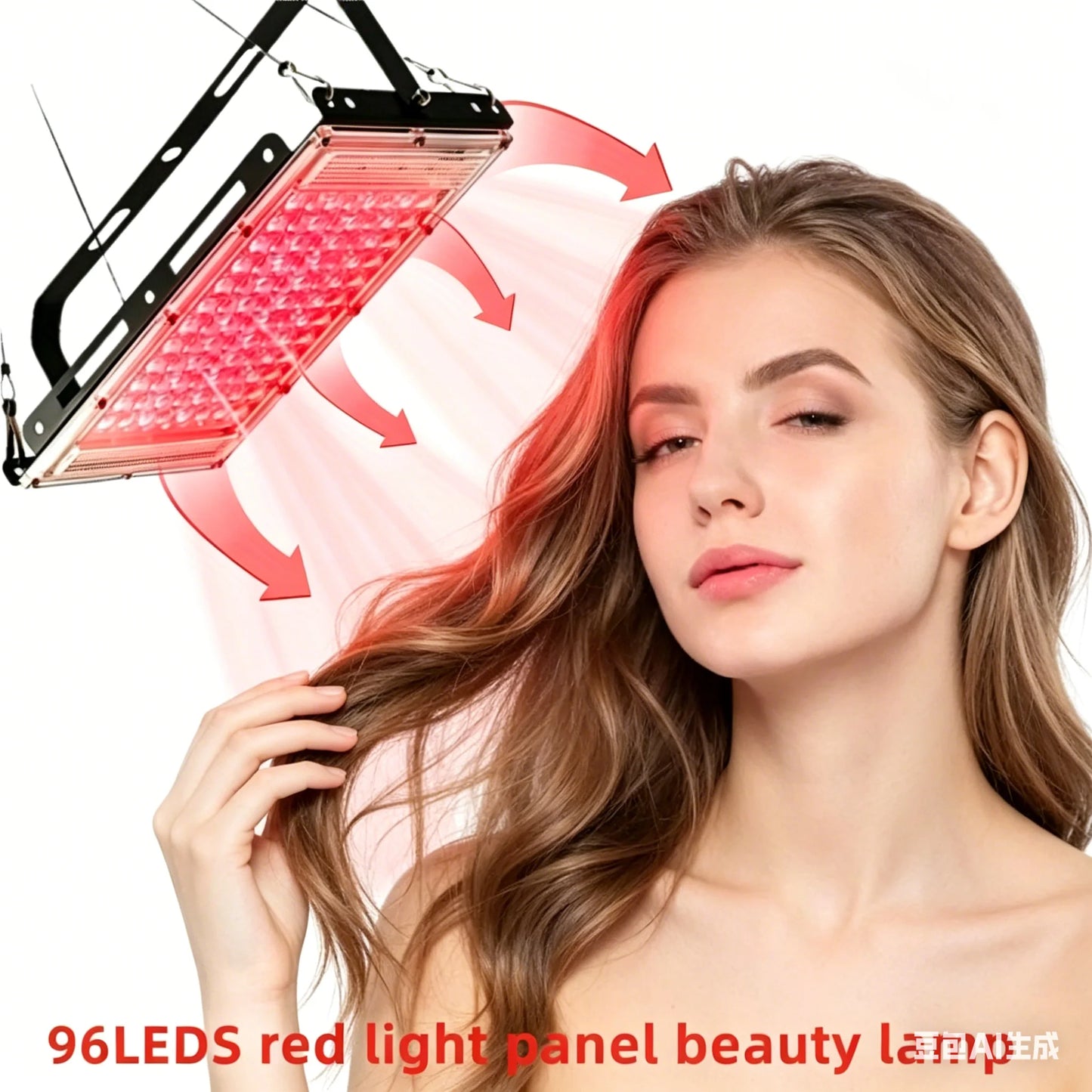 Jitesy 96 LED Red Light Therapy Lamp With Adjustable Stand