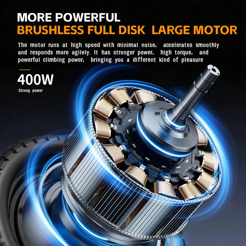 Lookrun G11 Foldable Ebike 600W Peak Power 48V Battery