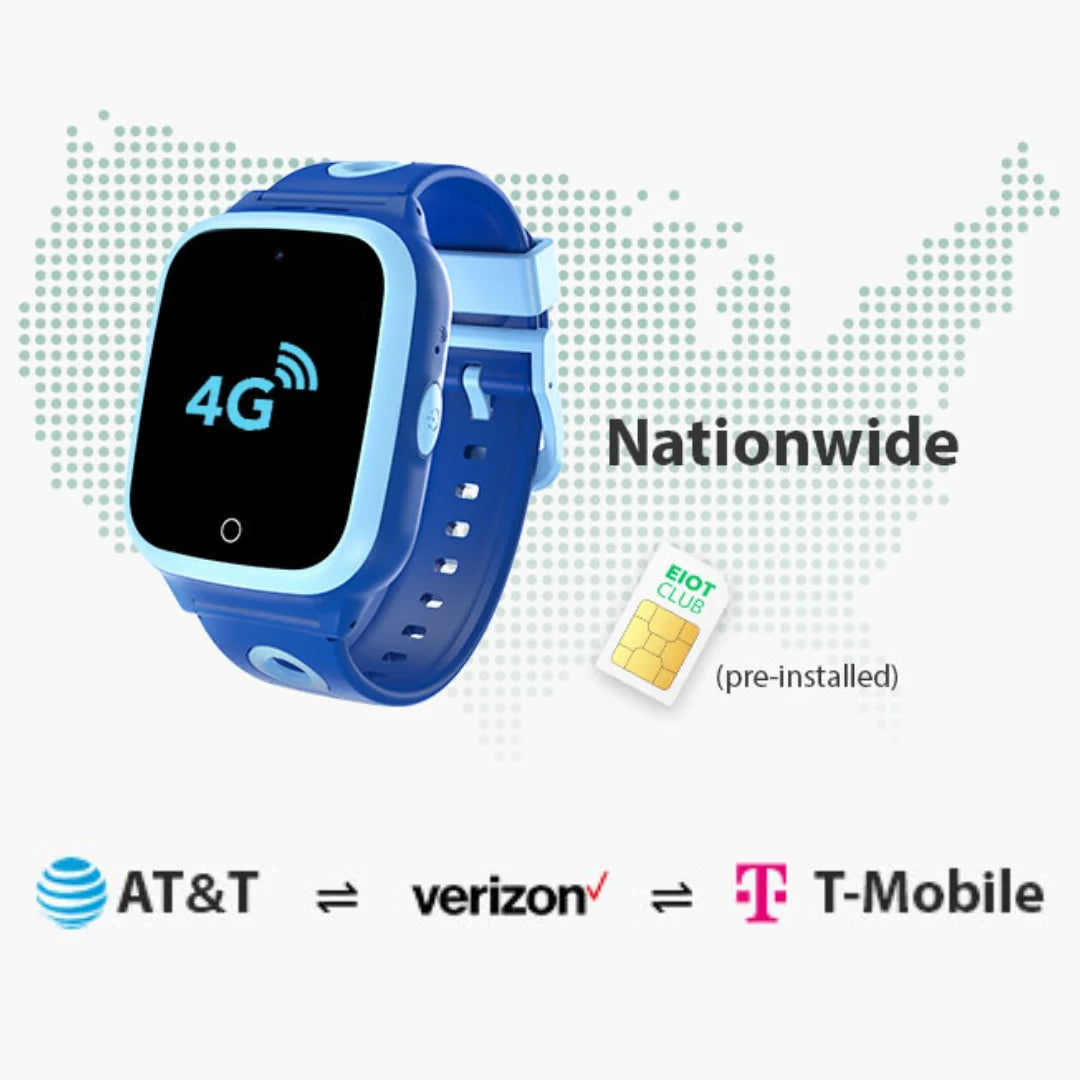 Kids 4G Smartwatch With GPS Video Calling And Voice Chat
