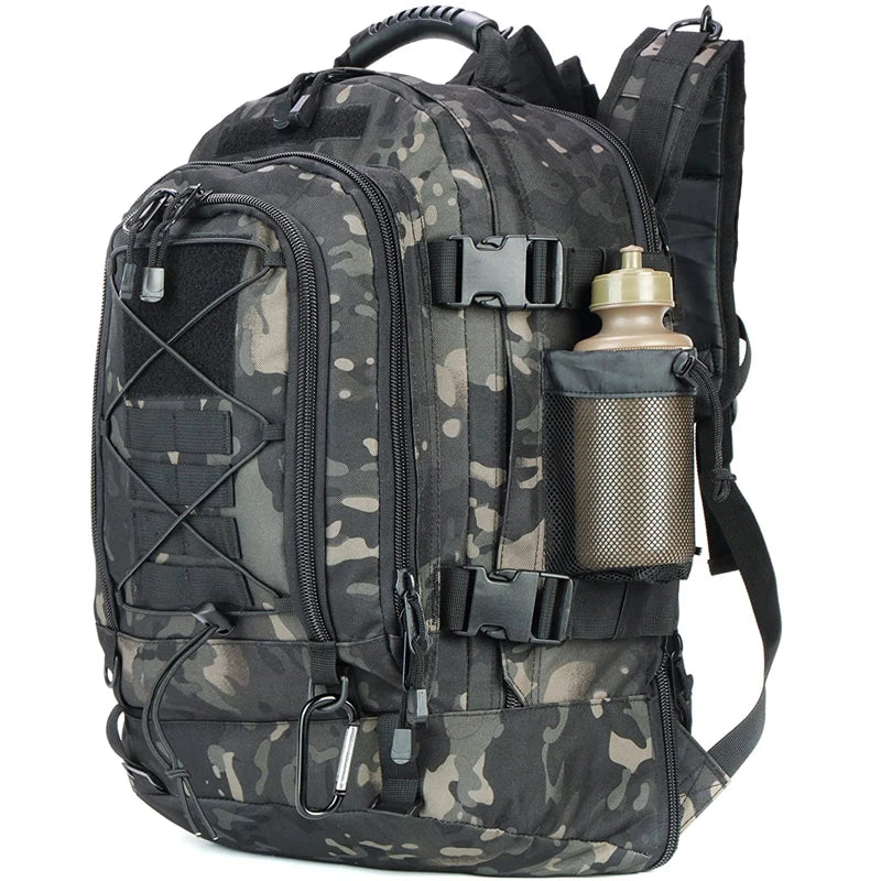 LQARMY Military Tactical Backpack for Hiking Camping and Travel