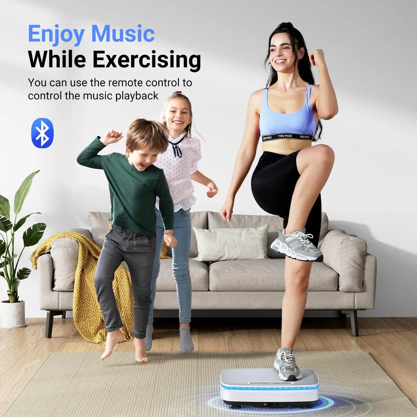 MERACH Vibration Plate Exercise Machine for Whole Body Wellness