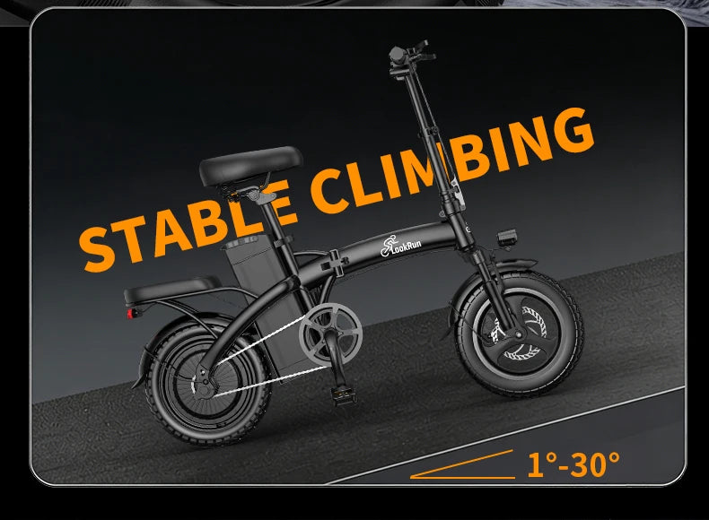 Lookrun G11 Foldable Ebike 600W Peak Power 48V Battery